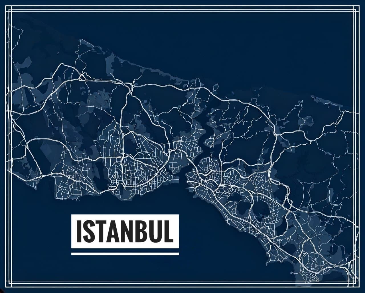 Map of Istanbul